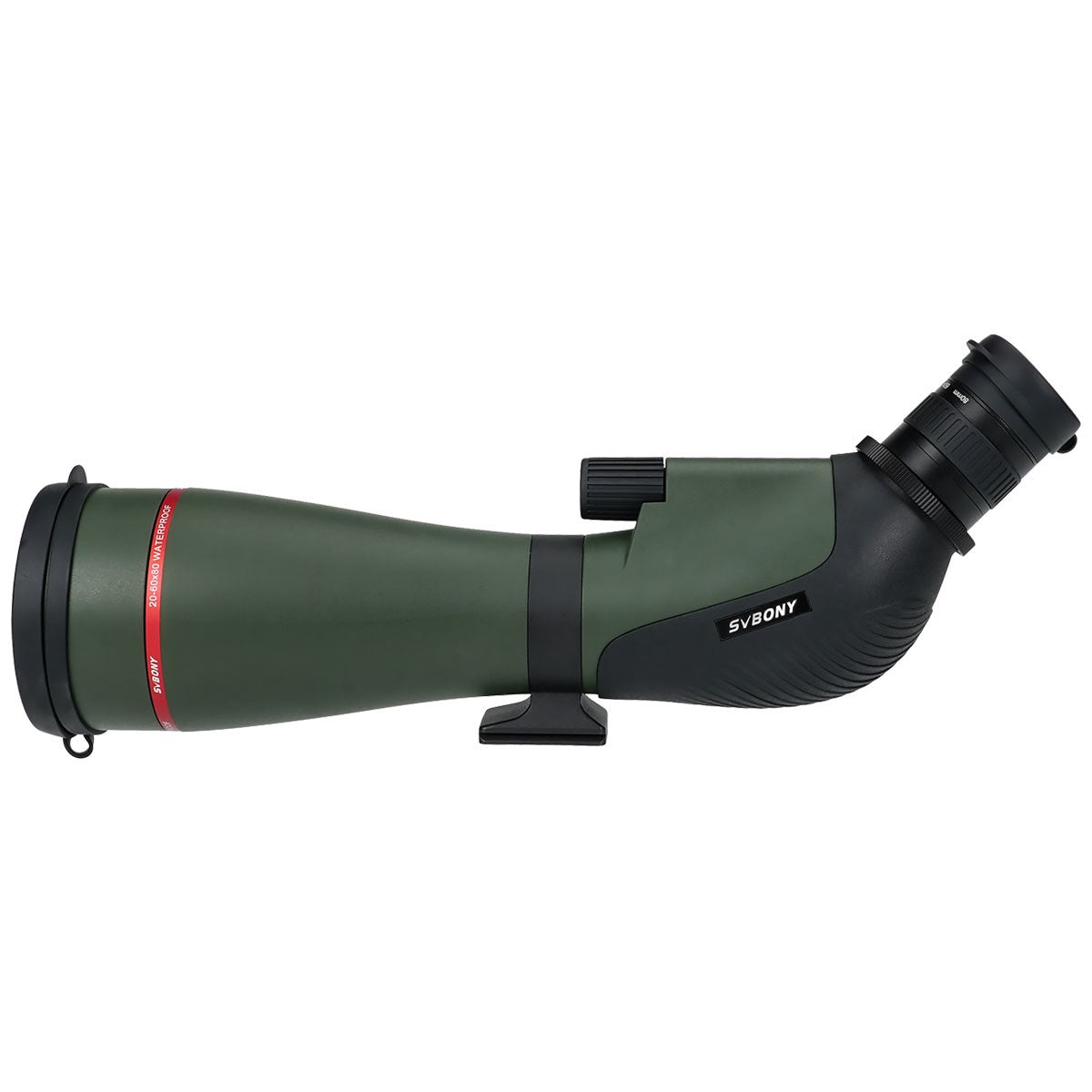 Telescópio terrestre Svbony SA412 20-60X80 com câmera Wi-Fi para fotografia e observação de pássaros