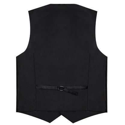 Luxury Paisley Men's Suit Vest Black Pink Red Wedding Prom Tuxedo Waistcoat Necktie Handkerchief Cufflink Sleeveless Jacket Vest
