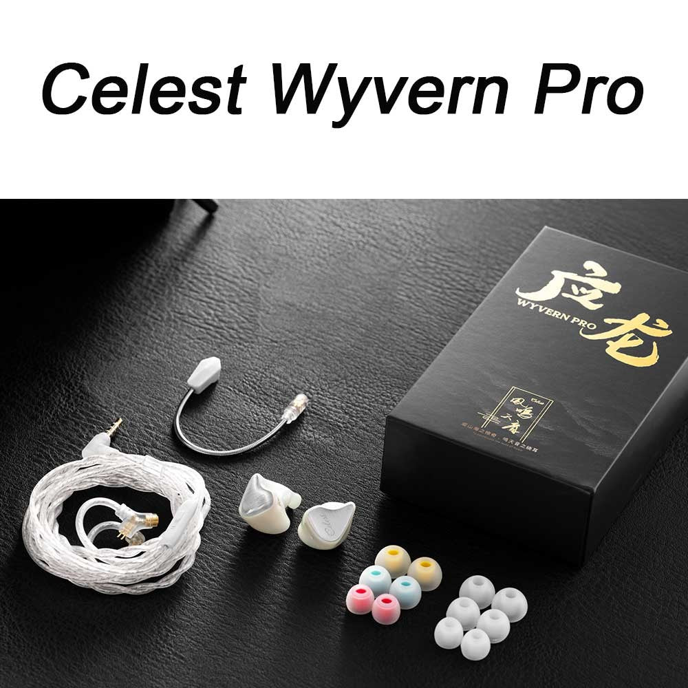 Celest Wyvern Pro 10mm LCP Driver In Ear Earphone Livestreaming Microphone Gaming Headset With Detachable 0.78 2Pin Cable