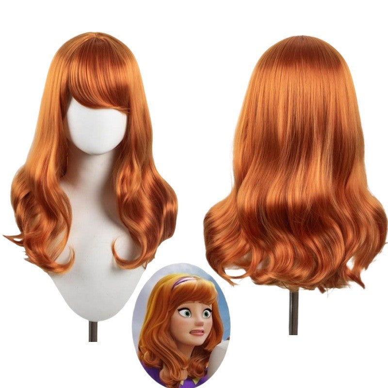 Daphne Blake cosplay costume adult Women fantasy song disguise dress socks TV cosplay Halloween cosplay set
