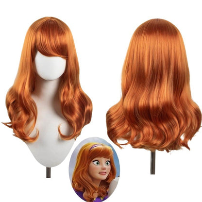Daphne Blake cosplay costume adult Women fantasy song disguise dress socks TV cosplay Halloween cosplay set