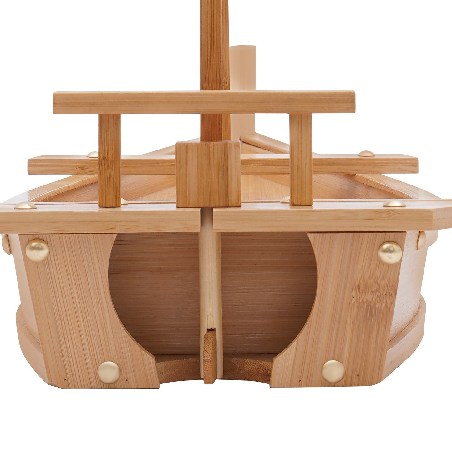 Sushi Boat Serving Tray 28in Large Size Bamboo Boat-Shaped Sushi Serving Tray for Party Buffet Dinner