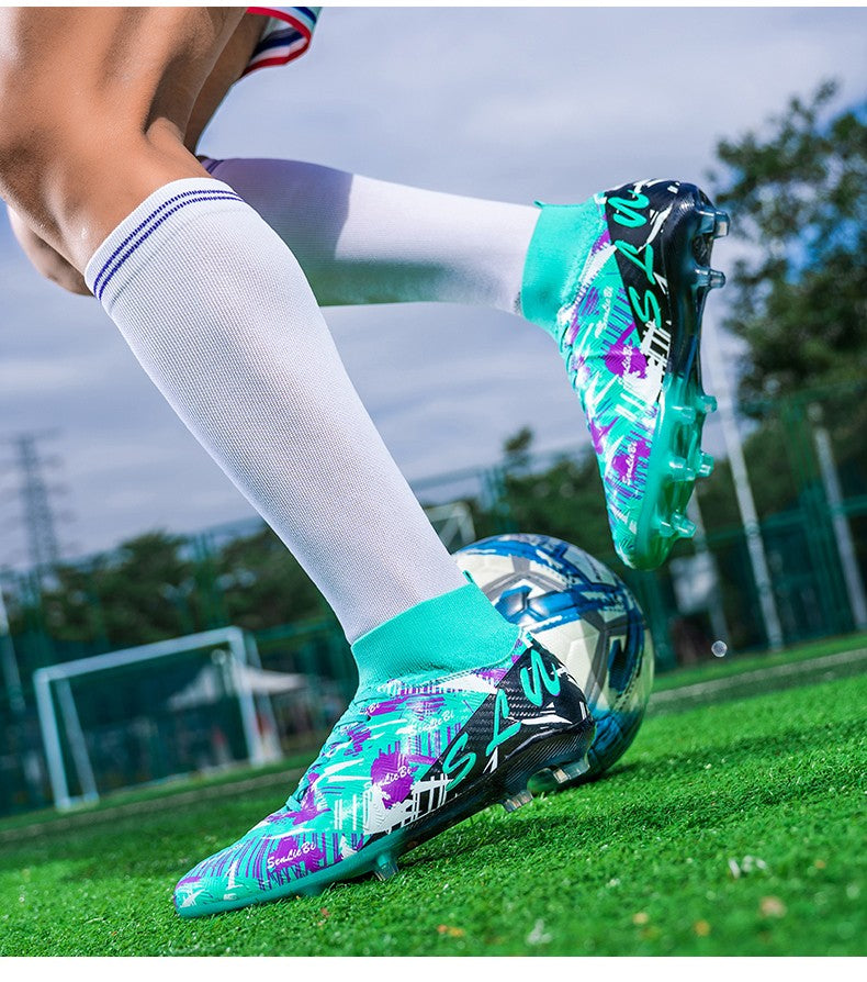 Men's Soccer Shoes Cleats Non-Slip FG Football Boots Men High-quality Match Training Sneakers Futsal Indoor Soccer Boots Boys