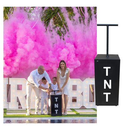 Tnt Gender Reveal Machine Kit Baby Smoke Decoration Supplies Celebration Ideas Backdrop Background Memories Pyrotechnic Items FX