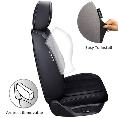 5 peças Capas de Assento Automotivo Conjunto Universal para a Maioria dos Carros Capas com Detalhe de Bordado de Pneu Estilização Protetor de Assento Automotivo