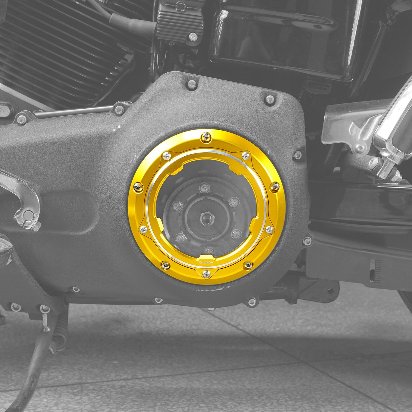For Harley Dyna Street Bob FXDB 2006-2013 Derby Cover Clutch Cover Super Glide FXD Custom FXDC Low Rider FXDL Fat Bob FXDF