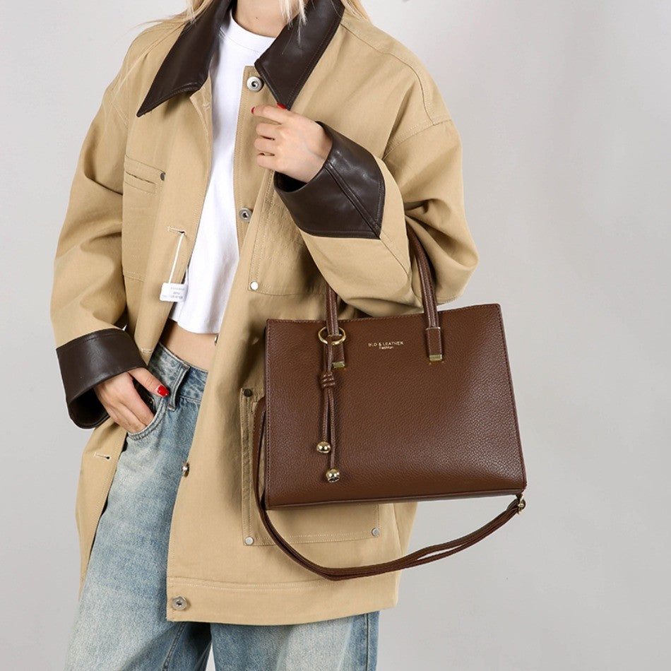 Genuine Brand Top Quality Pu Leather Handbag Women's Tote Messenger Sac Designer Large Capacity 3 Levels Shoulder Crossbody Bags