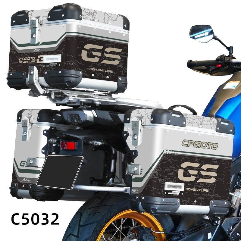 Adesivos de Motocicleta BIKE GP para CFMOTO 800MT N39° Conjunto de Adesivos Decorativos para Caixa de Ferramentas de Alumínio Baú de alumínio