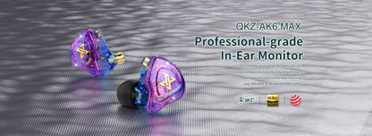 QKZ AK6 SK7 Copper Driver HiFi Wired Earphone with MIC Sport Running Headphones Bass Stereo Headset Music Earbuds fone de ouvido