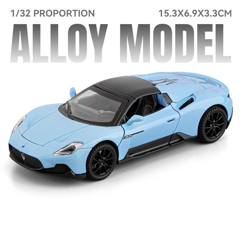 1:32 Maserati MC20 Supercar Alloy Diecast Model Car Boy’s High Simulation Miniature Holiday Present & Home Trendy Ornament Toys