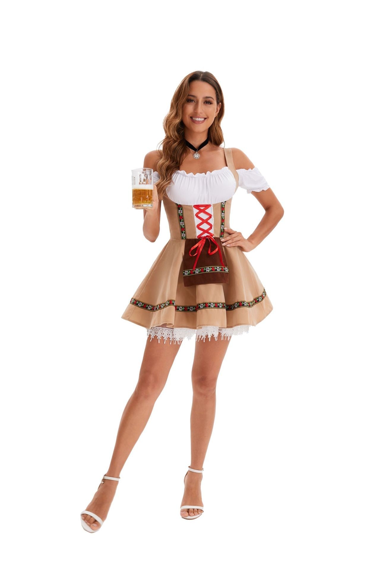 Halloween Party Costumes Makeup Dance Cosplay Clothing Stage Performance Costume Beer Girl Dresses