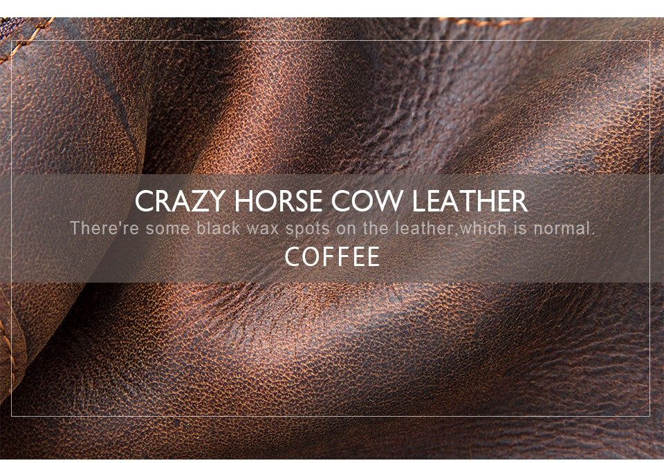 CONTACT'S Genuine Leather Men's Messenger Bag Vintage Sling Shoulder Bags for 7.9" iPad Mini High Quality Male Crossbody Bag Men