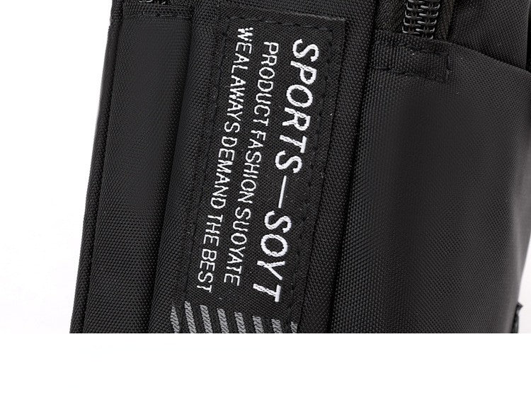 Fashion 3 Layers Men Small Shoulder Bag High Quality Durable Nylon Male Handbag Portable Messenger Bag Flap Mini Waist Bag