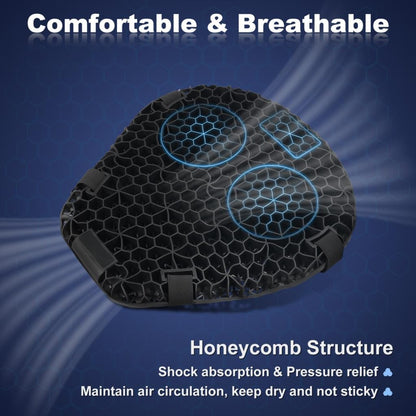 Assento de Almofada de Motocicleta Universal Inflável 3D Almofada de Absorção de Choque a Ar Almofada de Sela Modificada Acessórios para Motocicleta