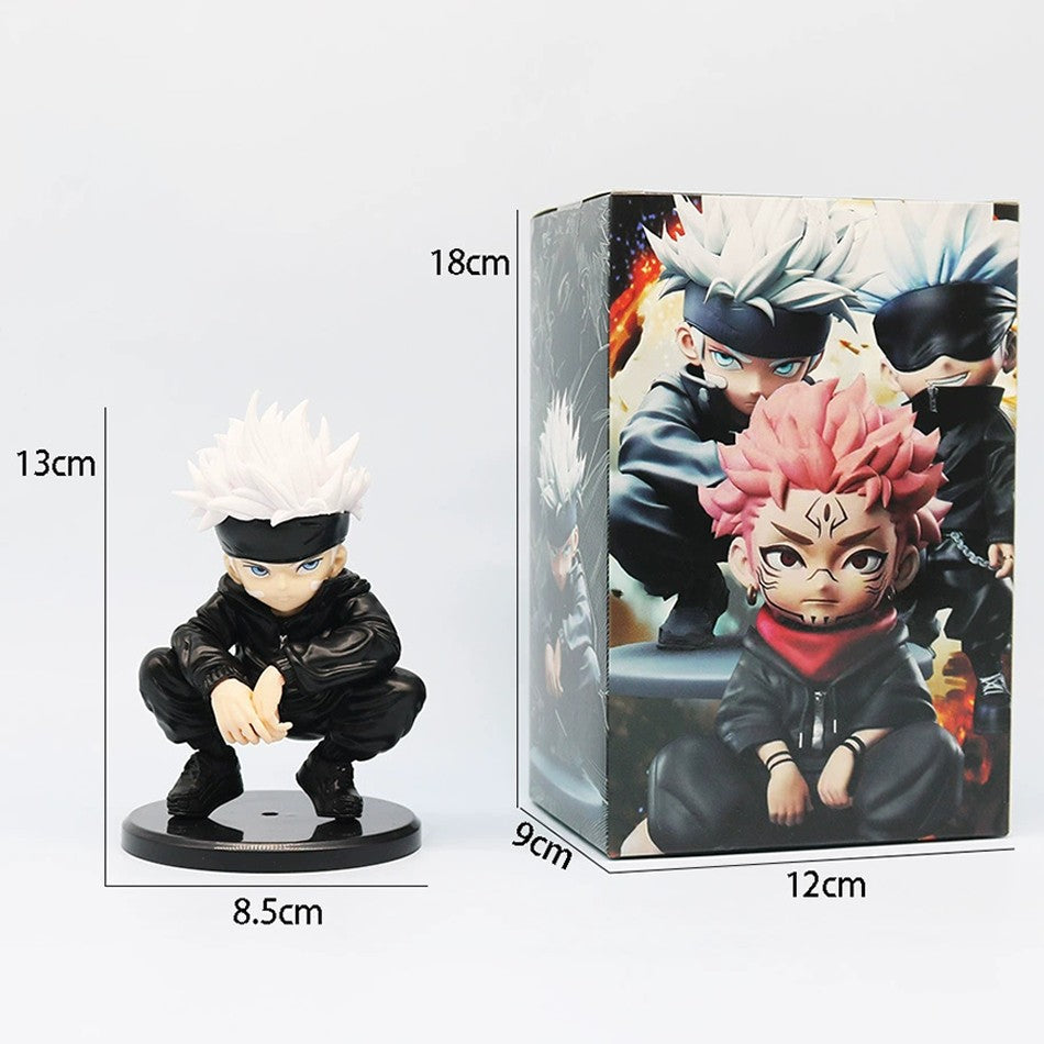 3 Estilos Jujutsu Kaisen Anime Figure Satoru Gojo Action Figure Lord of the Curse Sukuna Figurine Coleção Modelo Boneca Brinquedos