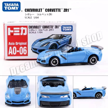 1:64 TOMICA Series Ferrari SP3 BMW I4 Carros Miniatura de Metal para Coleção Brinquedo de Presente Atacado