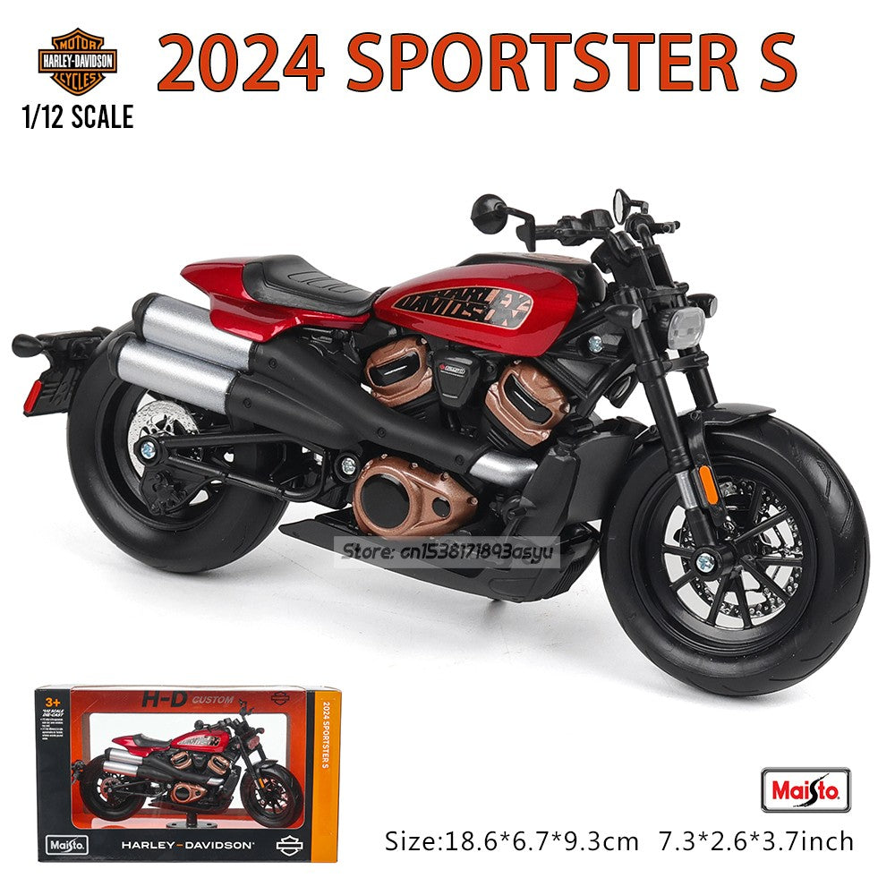 Maisto 1:12 Vários estilos para escolher motocicleta Harley 2013 FLHTK GLIDE Veículos Die Cast Motocicleta Colecionável Modelo de Brinquedo