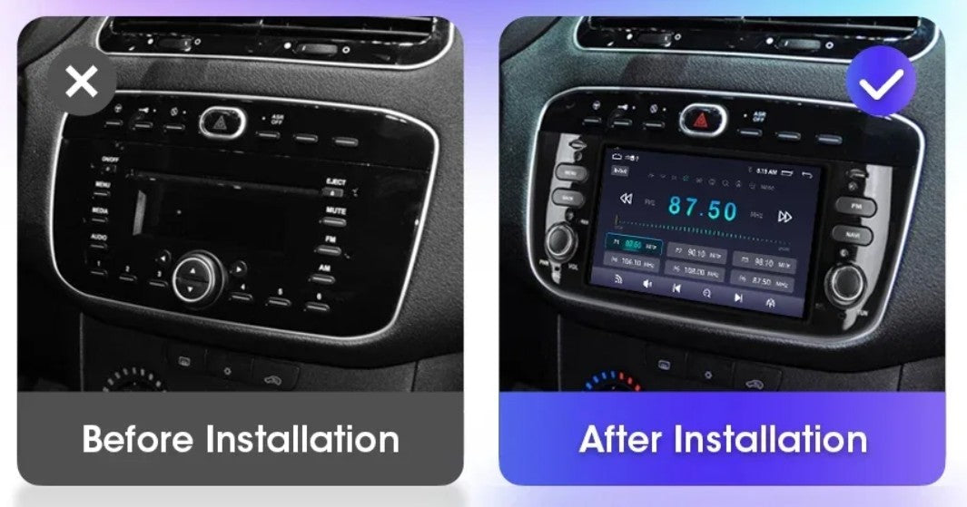 6.2 " Android 15 Auto Carplay Radio For Fiat Linea Punto EVO 2012-2015 Stereo Car Radio Multimedia Player GPS Navi Screen Tools