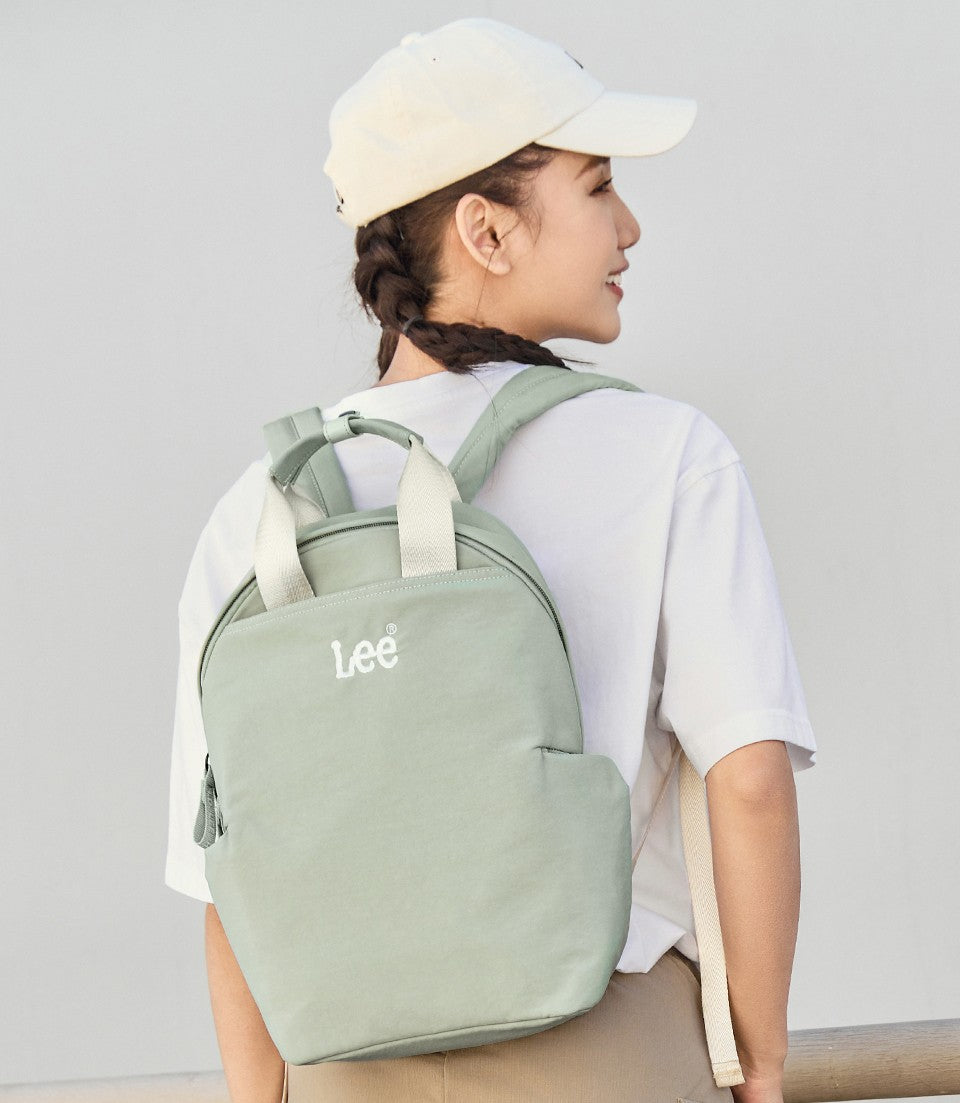 Mochila Feminina LEE Leve Casual para Viagem, Simples, Impermeável, para Deslocamento, Mochila para Notebook, Bolsa Escolar para Estudante Universitária