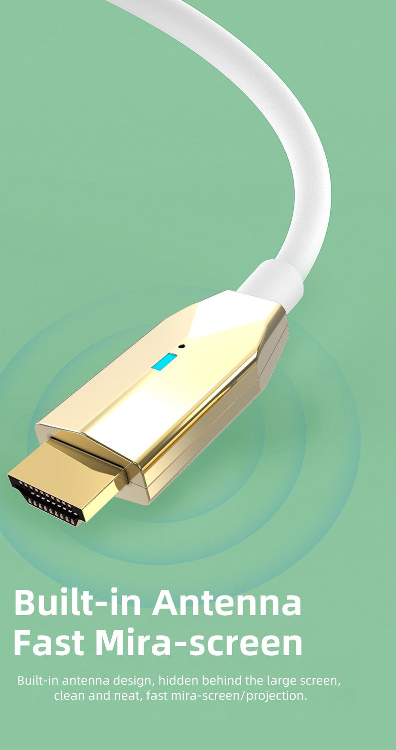 Transmissor Receptor de Vídeo sem Fio 30m Extensor HDMI Cabo Adaptador Espelhamento de Tela para Câmera PC para TV