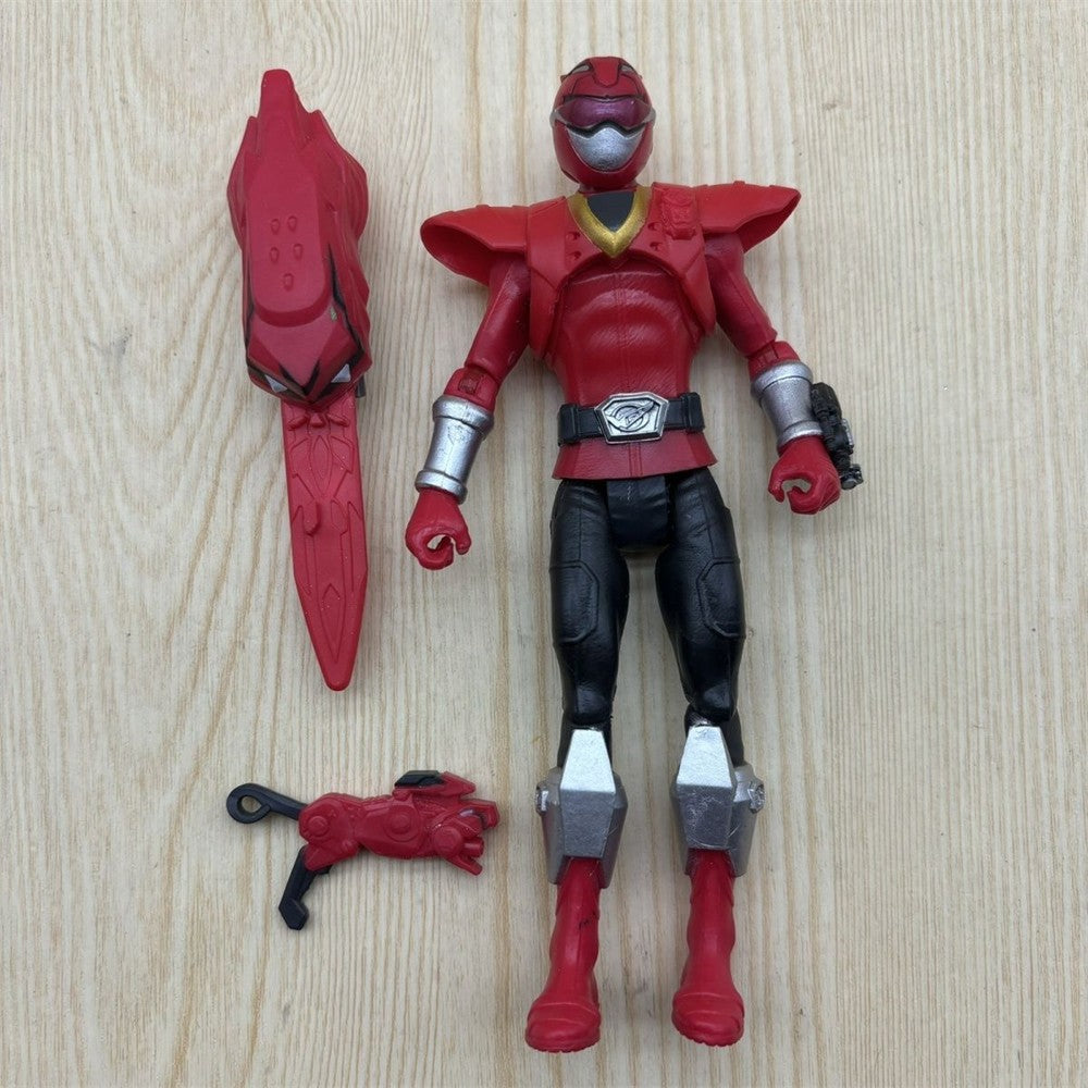 Hasbro Power Rangers Ranger Vermelho Ranger Azul Ranger Preto 15cm Genuíno Produtos a Granel Contêm Defeitos Modelo Boneco Boneca Figura de Ação