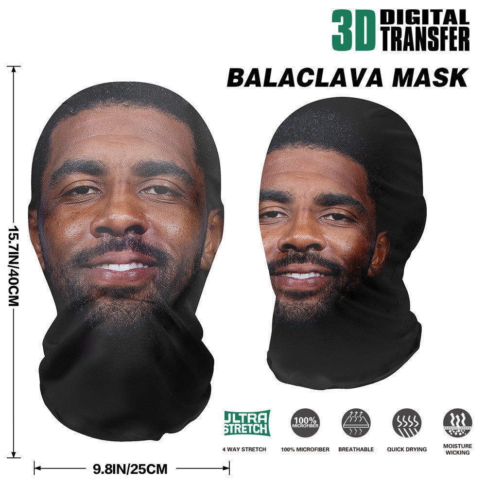 3D Printed Puff Daddy Mask Elastic Mesh Full Face Mask for Men Women Cosplay Headwear HipHop Fashion Balaclava Hood Hat Headgear