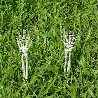 Garden Decoration Holiday Skull Bone Props Ground Breaking Horror Halloween Decoration Skull Party Accessories Gift Decoration