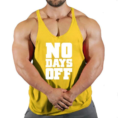 Summer Y Back Gym Stringer Tank Top Men Cotton Clothing Bodybuilding Sleeveless Shirt Fitness Vest Muscle Singlets Workout Tank