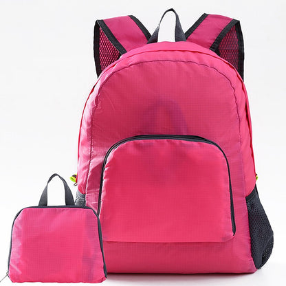 Mochila Dobrável para Camping Caminhada Ultraleve Dobrável Bolsa de Viagem Daypack Esportiva para Homens e Mulheres