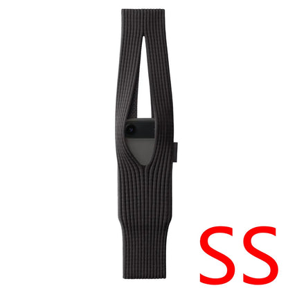 For Apple For iPhone Winter Tech foriPad Fashion Gift Compatible Knitted Cross body Bag Pet Snack Pocket Cozy Christmas Stocking