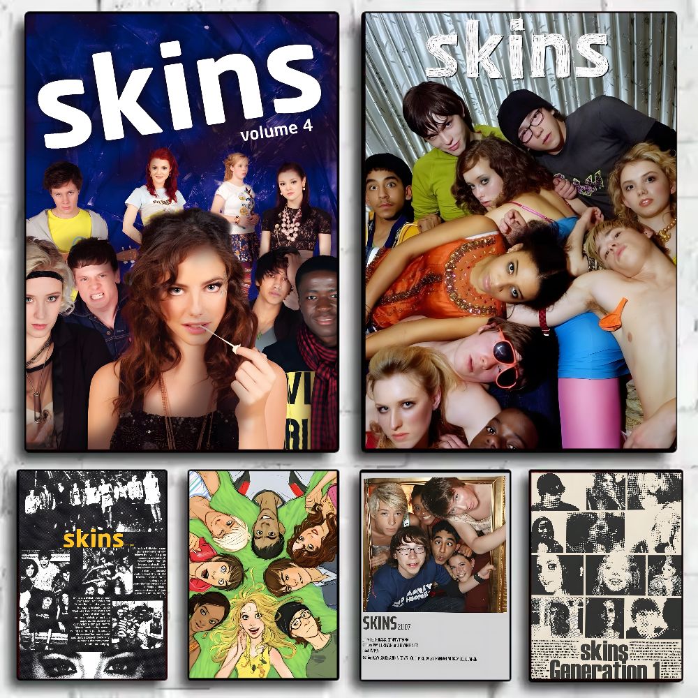 Teen TV Series Skins Generation Poster HD art sticky wall waterproof home living room bedroom bar aesthetic decoration