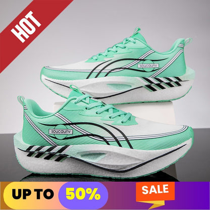 Running Shoes Casual Carbon Board Marathon Men Sports Tenis Air Breathable Women's Comfortable Athletic Nonskid Leisure Sneakers