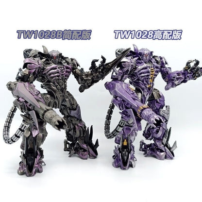 Brinquedo de Transformação BAIWEI TW1028 Shockwave ZS01 SS56 MP29 Guardião do Universo Robô de Deformação Liga Metálica Figura de Ação Modelo de Carro Presente