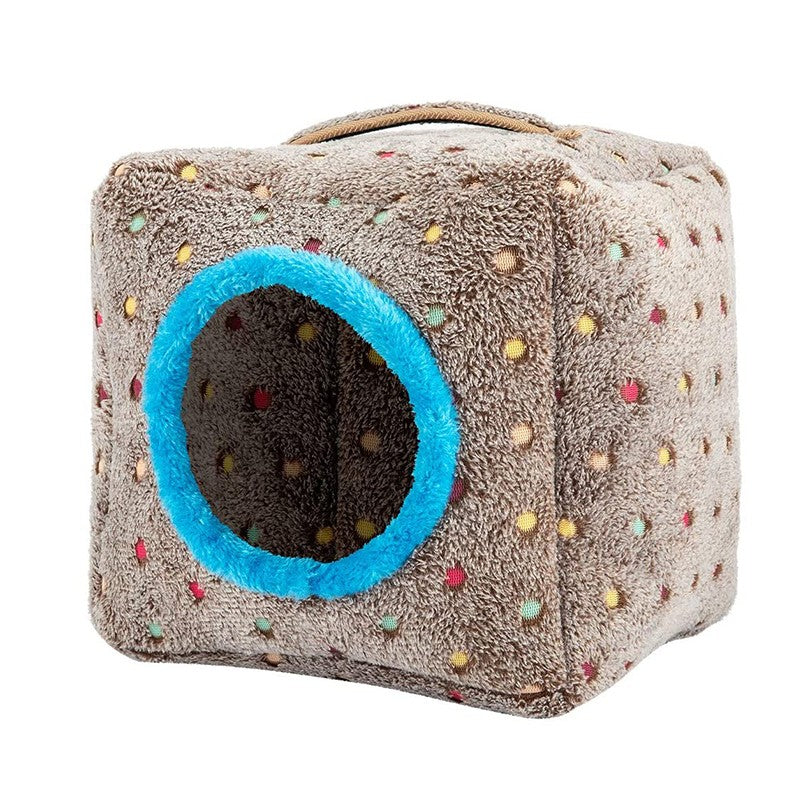 Casa Quentinha de Pelúcia para Pássaros, Caverna Suspensa, Ninho, Cama, Brinquedo para Pássaros Grandes, Araras, Papagaios-Cinzentos, Cacatúas, Papagaios, Inverno