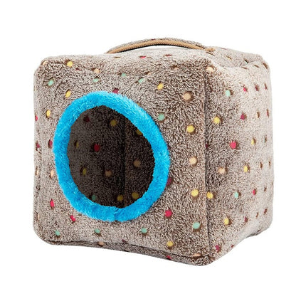 Casa Quentinha de Pelúcia para Pássaros, Caverna Suspensa, Ninho, Cama, Brinquedo para Pássaros Grandes, Araras, Papagaios-Cinzentos, Cacatúas, Papagaios, Inverno