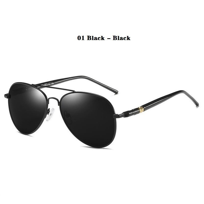 Luxury Pilot Polarized Sunglasses Men Women Driving Fishing Retro Sun Glasses Brand Designer Male Metal Sunglasses For Man UV400