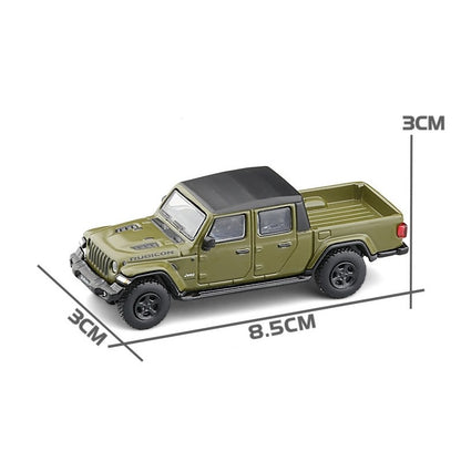 1/64 Jeep Grand Cherokee Sahara Gladiator Caminhonete de Brinquedo Modelo JKM 1:64 Miniatura Diecast Adequado para HotWheels MiniGT