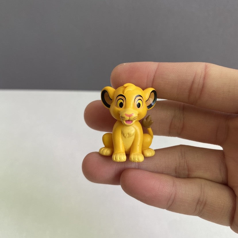 Disney The Lion King Kawaii 3.5cm Simba Action Figure Toy Cute Lion Simba  Finger Toy Birthday Gifts for Kids