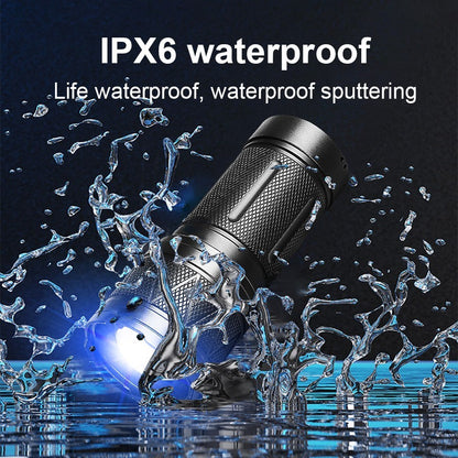 2025 New 15000mAh White Laser Flashlights 990000LM Ultra Powerful Flashlight Zoom USB Rechargeable Lantern Outdoor Camping Torch