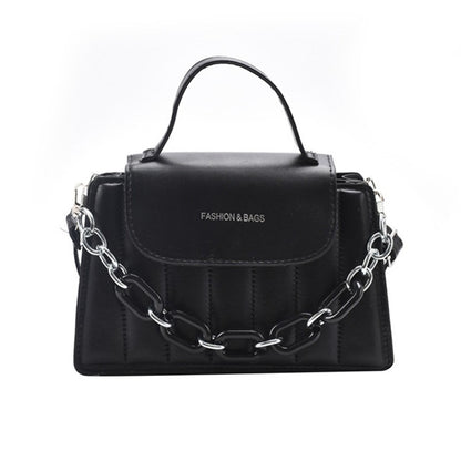 New Chains Shoulder Bag Women Solid Color Crossbody Bag Designer Messenger Handbag and Purse Luxury Top-handle Bag feminina