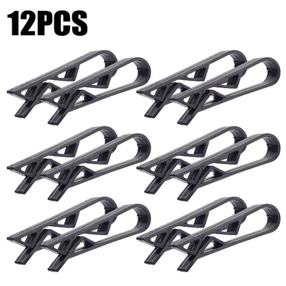36/2 peças Clipes Fixadores para Lixo Suporte Antiderrapante para Sacola de Lixo Clipes Seladores para Sacos de Salgadinhos Organizador de Cozinha