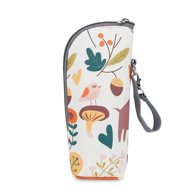 Portable Baby Bottle Bag Travel Case with Insulated Designing Milk Bottle Organiser for Travel and Outdoor Feeding