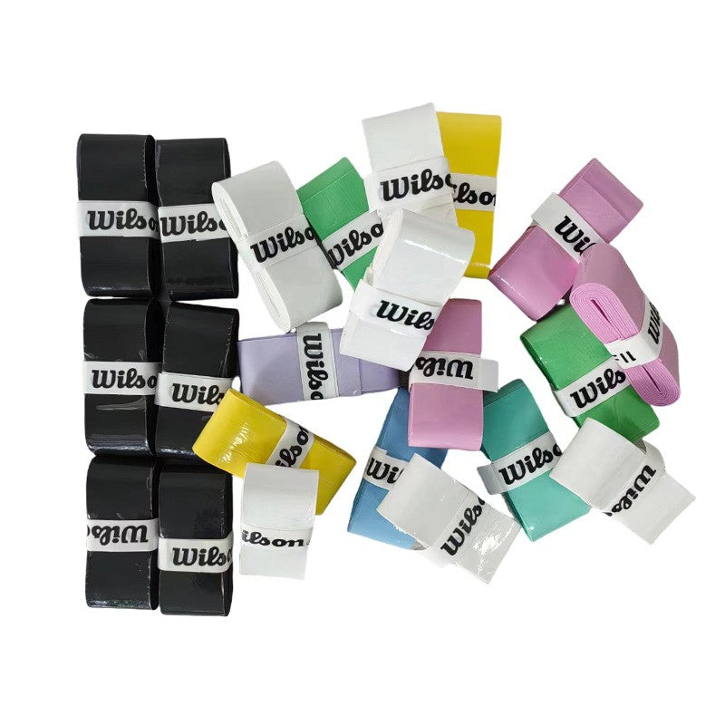 15 peças de overgrip para raquete de tênis Wilson, faixa absorvente de suor, grip de PU para raquete de badminton, fita para grip de tênis, grip para raquete de Padel