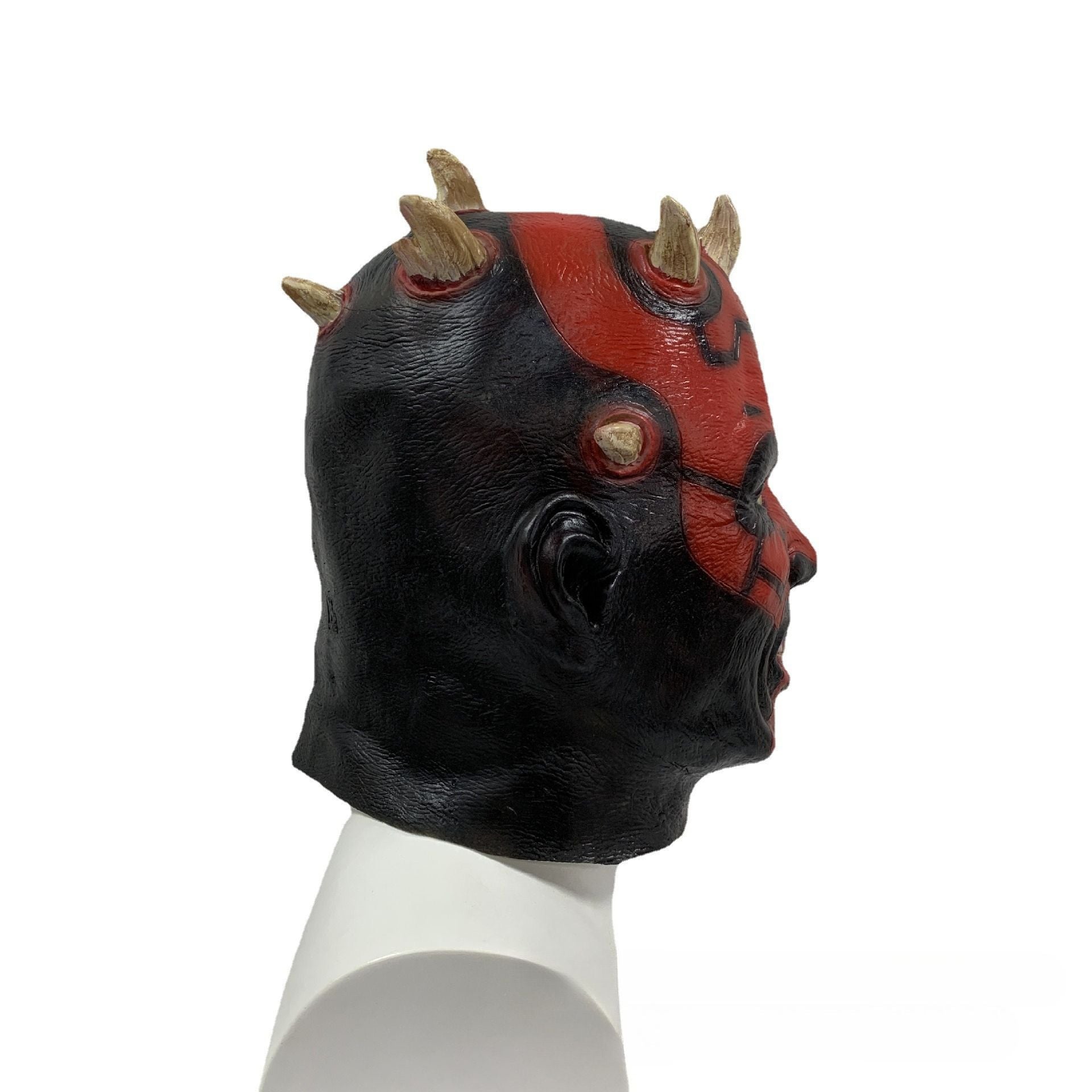Jedi Knight Sidious Lightsaber Sith Alien Darth Maul Mask Halloween Mask Science Fiction Movie Props Darth Maul Cosplay Masques