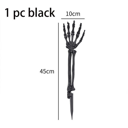 Halloween Decorations Home Decor Skeleton Head Outdoor Realistic Skull Hands Yard Prank Festivals Party Supplies
