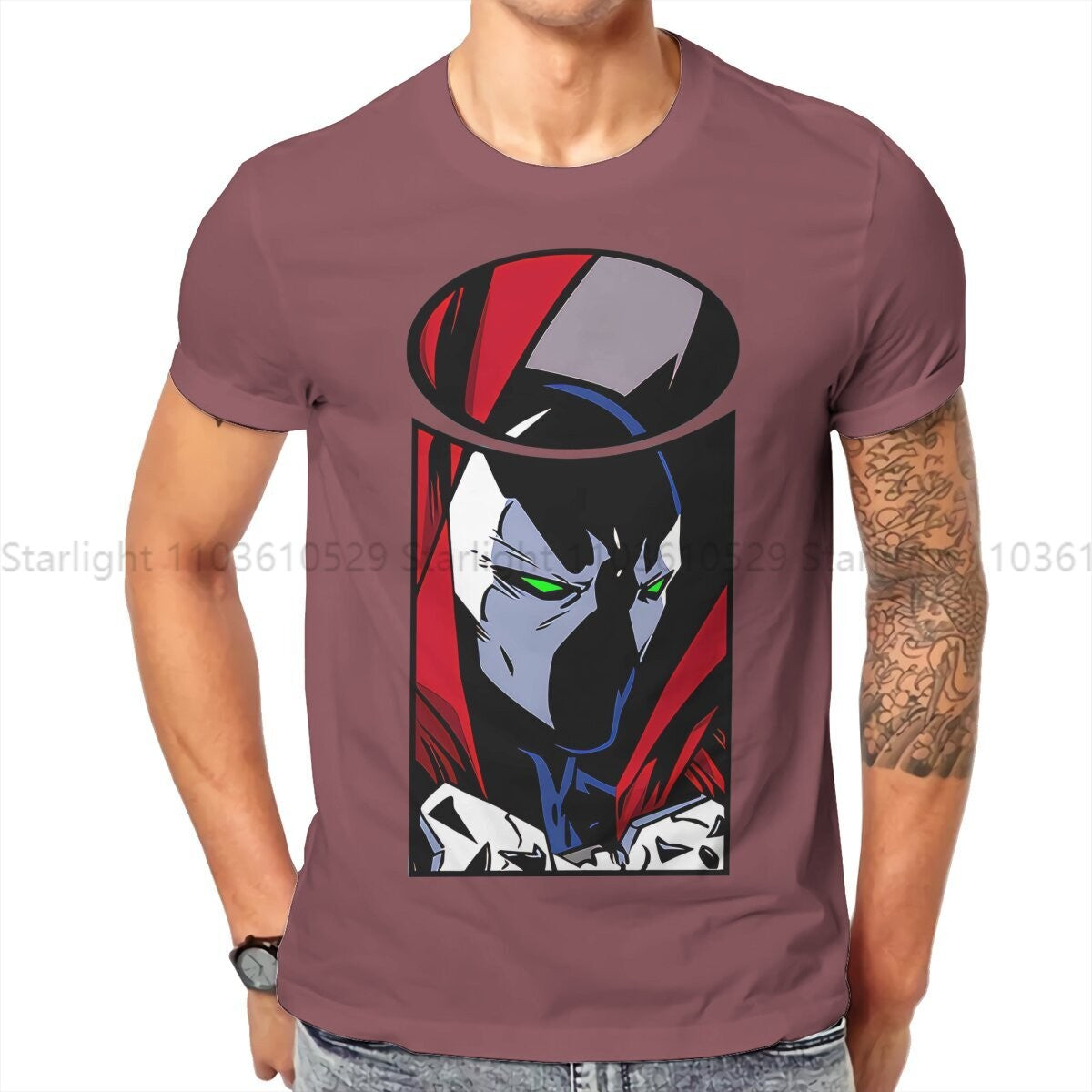 Image Hero Man's TShirt Spawn Comic O Neck Tops T Shirt Funny Gift Idea