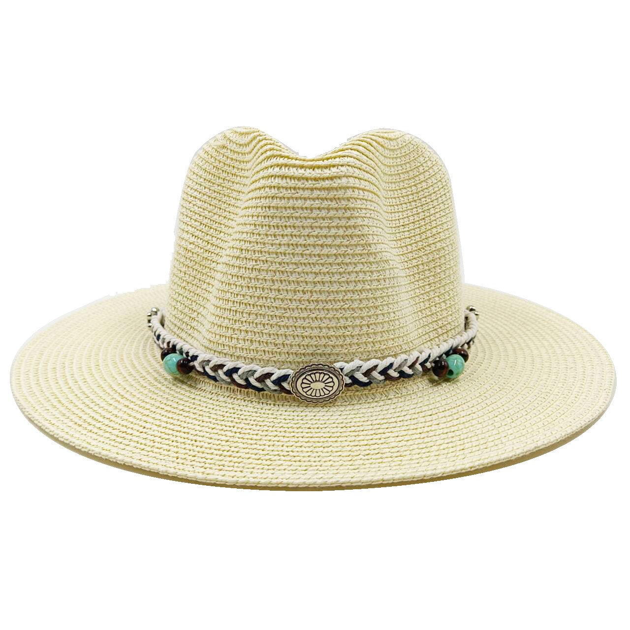 Rose Red Summer Straw Hat Jazz Top Visor Hat New Accessories Outdoor Summer Visor Beach Hat  sombreros