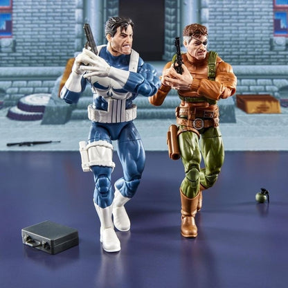Original Marvel Legend Ml 1/12 Capcom Arcade Punisher Nick Fury Boneco Articulado Enfeite de Mesa Brinquedo Colecionável Presente de Natal