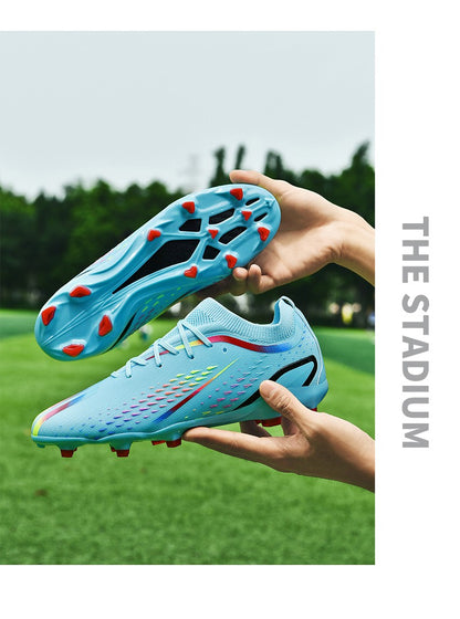 New Men Ultralight Soccer Shoes TF/FG Professional Football Boots Unisex Non-Slip Training Soccer Cleats Outdoor Field Chuteira