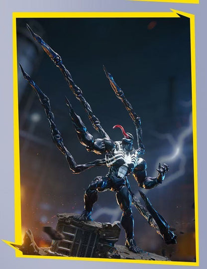 Novas Figuras de Ação de Anime Blokees Homem-Aranha Venom Marvel Rivals Champion Class Kit de Modelo Marvel Brinquedos de Presente de Figura de Ação Montável